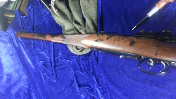 Einzigartiger, seltener Mauser Jagdstutzen 98'er Model 1902K B Single Square Brigde