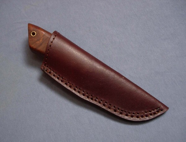 Sch�nes Messer mit Damaszenerstahlklinge 190 Lagen